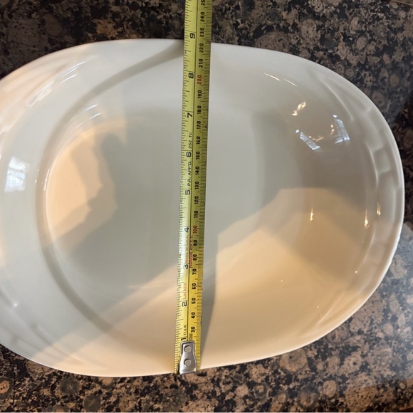Longaberger Cream Oval Serving Dish - Picture 3 of 5